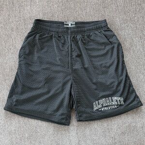 Alphalete Black Basketball Style Shorts - Unisex